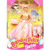 Birthday Party Blonde Barbie Doll Blows Up Own Balloons 1998 Mattel 22905