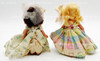 Nancy Ann Lot of 4 Random Vintage 1940s Bisque 5.5" Dolls Jointed Arms USED
