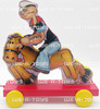 Fisher-Price Popeye Cowboy Pull Toy Blue Box 1999 No. 990705 Made In U.S.A. NEW