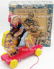 Fisher-Price Popeye Cowboy Pull Toy Blue Box 1999 No. 990705 Made In U.S.A. NEW