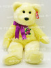 Ty Beanie Buddy Mother the Yellow Teddy Bear 14" Plush Toy W/ Tag 2003 NEW