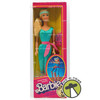 Great Shape Aerobic Barbie Blonde Doll In Aqua Workout Fashion 1983 Mattel 7025