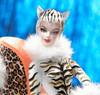 Barbie Lounge Kitties Collection #1 White Tiger Doll 2003 Mattel C2478