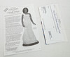 The Michelle Obama Inaugural Danbury Mint Doll In White Evening Gown With Base