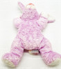 Ty Baby Rattle Pillow Pals Huggybunny Lavender 12" Plush Toy W/ Tag 2001 NEW