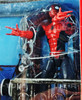 Marvel Spider-Man 6" Action Figure Alleyway Playset 2002 Toy Biz #70056 NRFB