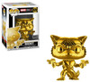 Funko Pop Marvel Studios 420 Rocket Gold Chrome FYE Exclusive BobbleHead Figure