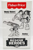 Fisher-Price Rescue Heroes Wendy Waters & Smokey Firedog Action Figures 1998 NEW