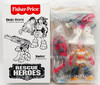 Fisher-Price Rescue Heroes Wendy Waters & Smokey Firedog Action Figures 1998 NEW
