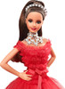 Barbie Signature 2018 Holiday Barbie Doll Brunette Mattel FRN71