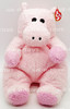 Ty Baby Pink Babyhippo Rattle Pillow Pal Plush Toy W/ Tag 2000
