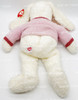 Ty Beanie Buddy Curly the White Bunny 18" Plush Toy W/ Tag 1991 NEW