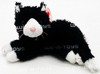 Ty Beanie Baby Booties the Black & White Cat 8" Plush Toy W/ Tag 2002 NEW