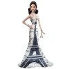 Eiffel Tower Barbie Dolls of the World Landmark Collection Pink Label T3771