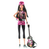 Hard Rock Cafe Barbie Doll #4 Brunette Pink Label 2006 Mattel L4175