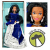Winter Velvet Barbie Doll African American Avon Exclusive 1995 Mattel 15587