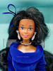 Winter Velvet Barbie Doll African American Avon Exclusive 1995 Mattel 15587
