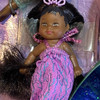 Barbie & Krissy Magical Mermaids Doll AA  Barbie Doll AA w Light Up Tail & Krissy Doll AA w Glowing Shell (2000)