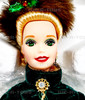 1996 Holiday Caroler Barbie Doll Holiday Porcelain Collection Mattel 15760