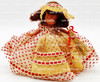 Nancy Ann 1940s Saturday's Child Must Work Hard For A Living Bisque Doll USED