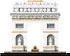 LEGO Architecture Arc de Triomphe Paris, France 21036 Building Toy 386 pieces