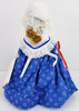Madame Alexander 8" Betsy Ross Doll #431 Blue Dress 1983 w/ Flag & Stand NIB