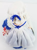 Madame Alexander 8" Betsy Ross Doll #431 Blue Dress 1983 w/ Flag & Stand NIB