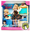 Barbie Teacher Doll Set Blonde Hair Girl Black Hair Boy 1995 Mattel 13914