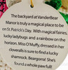 Muffy VanderBear Shamrock Collection All Over In Clover No. 5436 No Hat