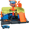 Hot Wheels City Downtown Express Car Wash Playset with 1 Hot Wheels Car