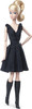 Barbie BFMC Classic Black Dress Silkstone Doll Gold Label 2015 Mattel DKN07