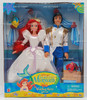 Disney's The Little Mermaid Ariel & Prince Eric Wedding Party Gift Set Dolls New