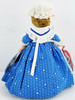 Madame Alexander 8" Vintage Betsy Ross Doll #731 Bent Knee 1967-72 with Flag Tag