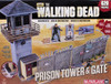 AMC The Walking Dead Prison Tower & Gate Building Set 2014 McFarlane Toys 14527