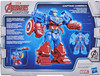 Avengers Marvel Mech Strike 8-inch Super Hero Ultimate Mech Suit Captain America