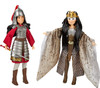 Disney Mulan and Xianniang Dolls with Helmet, Armor, and Sword, Hasbro