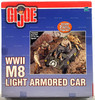 GI Joe WWII M8 Light Armored Car & 2 Army Action Figures 2001 Hasbro #53406