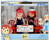Raggedy Ann & Andy Tommy & Kelly Barbie Dolls 1999 Mattel 24639