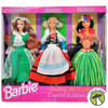 Barbie Dolls of the World Gift Set Irish German Polynesian 1994 Mattel 13939