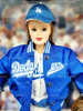 Los Angeles Dodgers Barbie Doll 1999 Mattel 23882