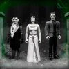 The Munsters Herman Munster Reaction Figure Super7 Black and White