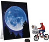 NECA E.T. 40th Anniversary 7" E.T. & Elliott with Bicycle Action Figure Set