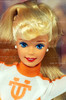 University Tennessee Cheerleader Barbie Doll 1997 Mattel #17554