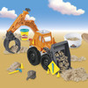 Play-Doh Wheels Front Loader Toy Truck With Sand and 2 Play-Doh Colors