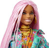 Barbie Extra Series #10 Doll with Long Pink Braids & Pet Mouse 2020 Mattel GXF09