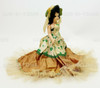 Vintage 1950's Shamrock Dress Irish 8" Hard Plastic Doll Sleepy Eyes USED