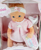 Gotz Aquini Drink and Wet Vinyl Bath Baby Doll 13" with Bottle Potty & Towel NIB