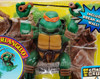 Teenage Mutant Ninja Turtles TMNT Ninja Action Michelangelo Action Figure Playmates 2004 #53154 NEW