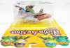 TMNT Ninja Action Leonardo Figure with Break Away Wall 2004 Playmates NRFP