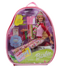 Barbie School Cool Doll with Plastic Backpack Carry Tote 2000 Mattel 29183